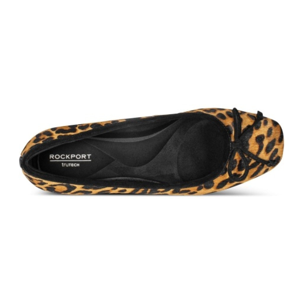 Rockport Sadie Cushioned Ballet Flat with Arch Support - Women's Flat - Dark Natural - 6