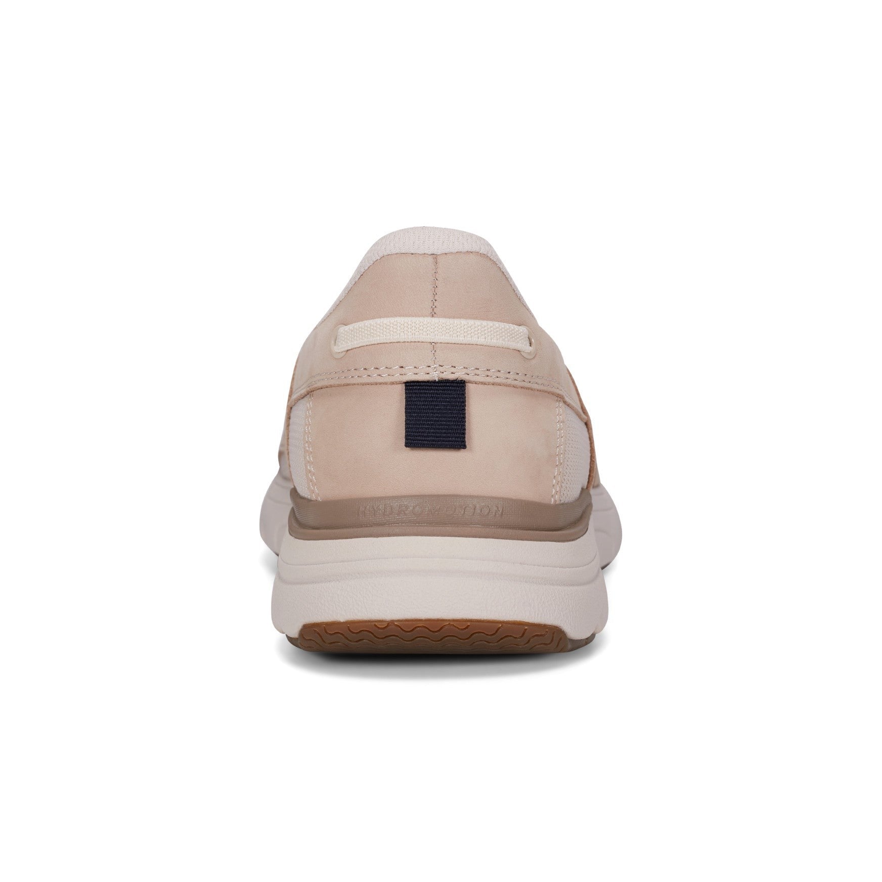 Rockport Seadon Cushioned Almond Toe Slip-On Men's Boat Shoe - Taupe Nubuck - 3