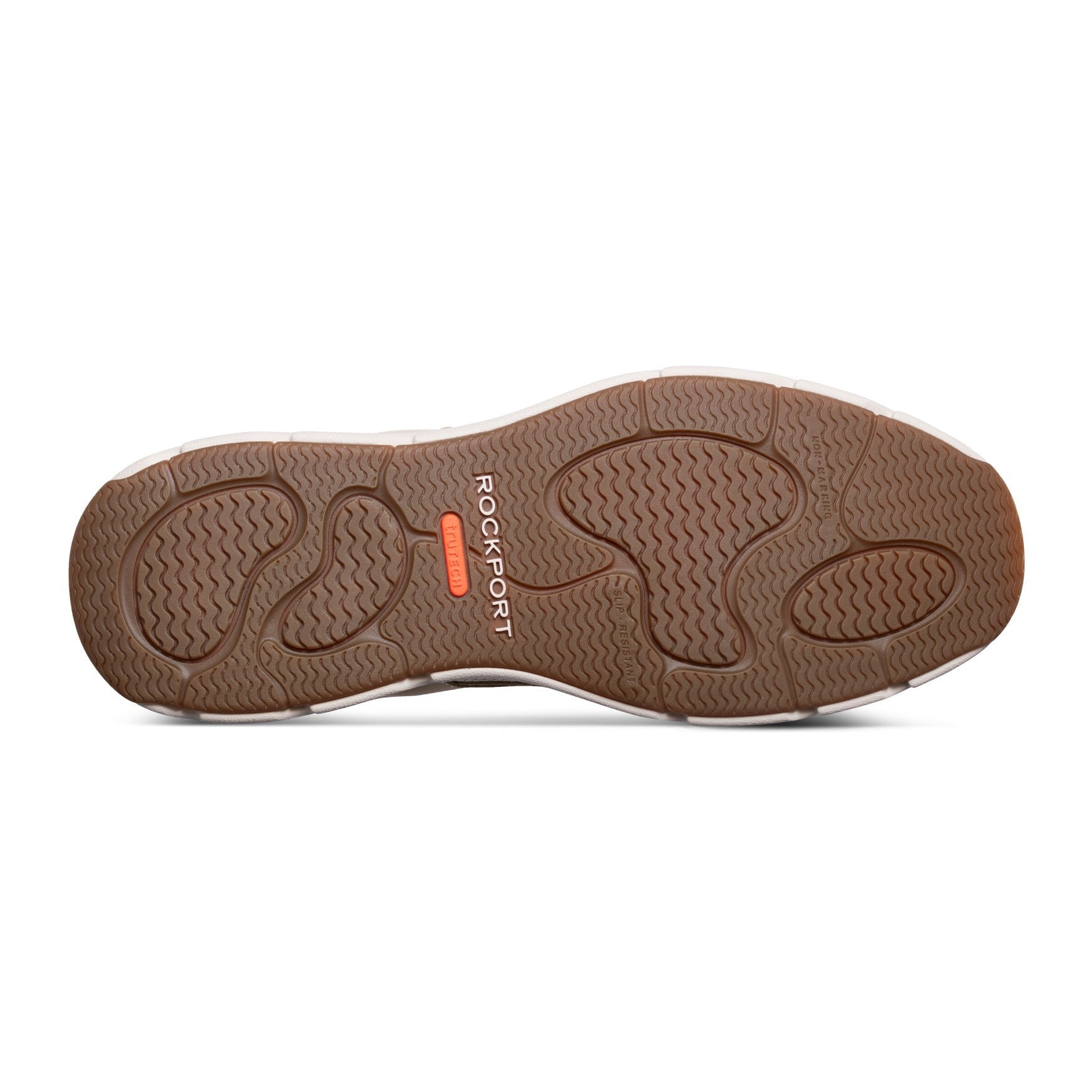 Rockport Seadon Cushioned Almond Toe Slip-On Men's Boat Shoe - Taupe Nubuck - 5