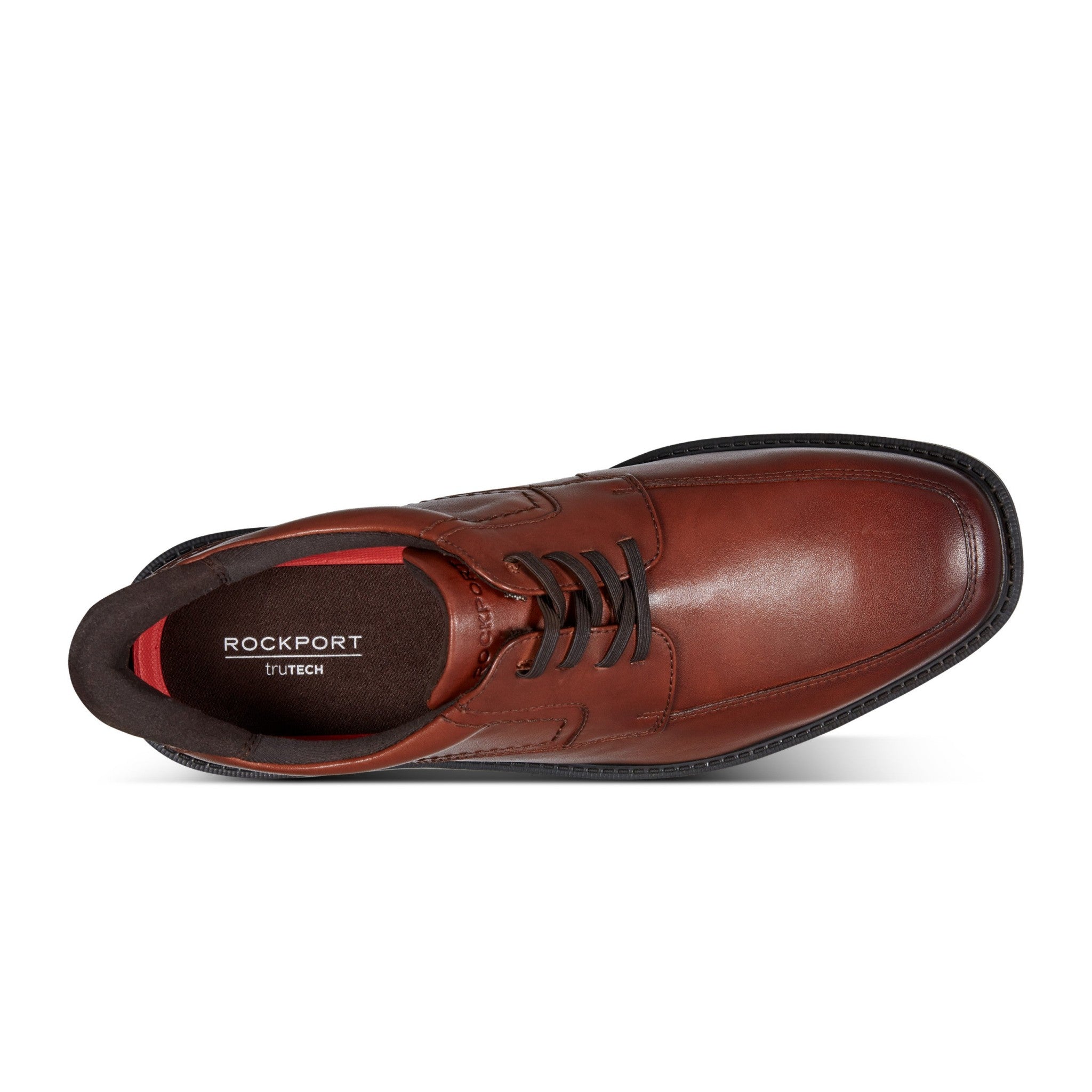 Rockport Seaver Cushioned Arch Support Men's Dress Oxford - Dark Brown - 4