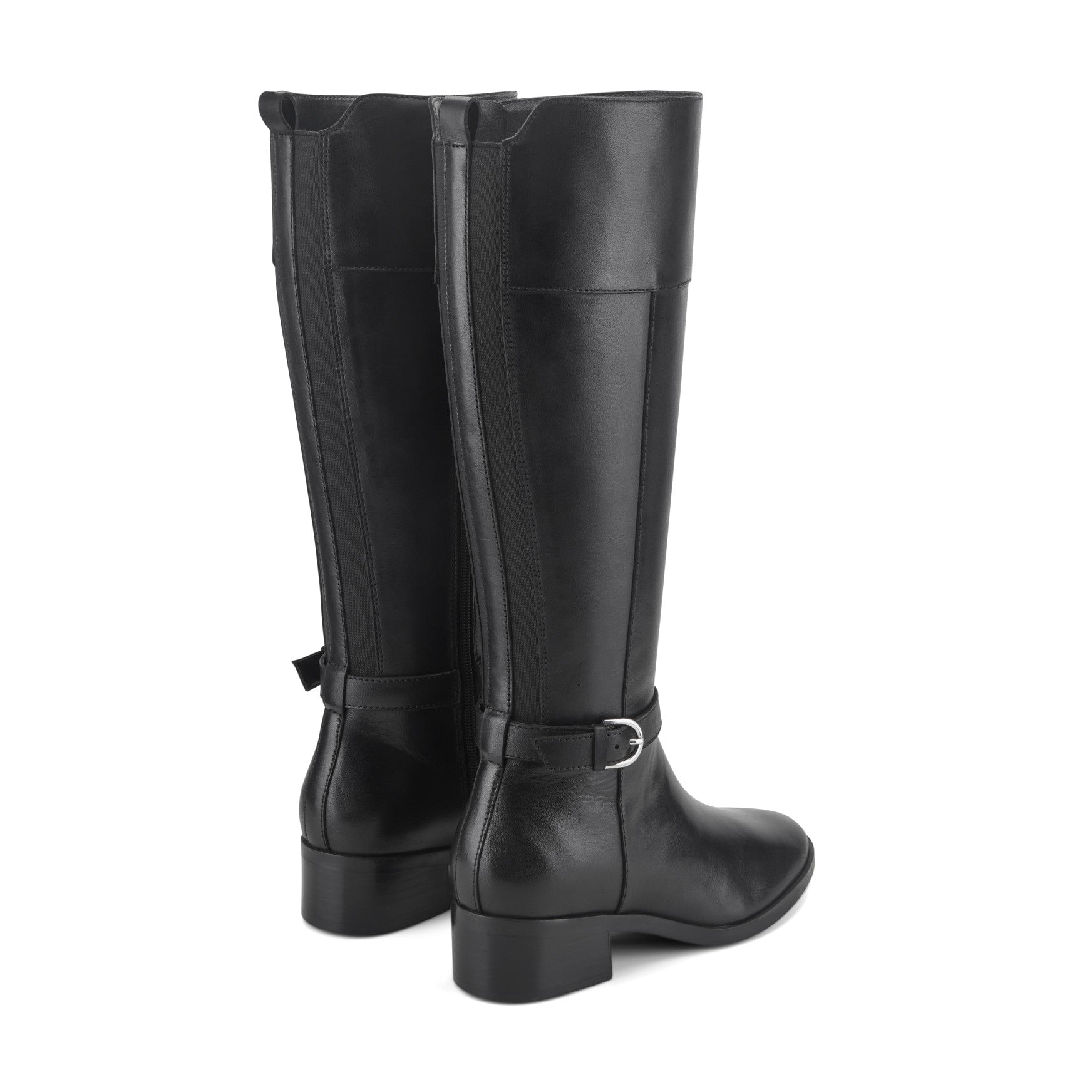Rockport Tabbyy Women's Leather Riding Boots - Black Leather - View 3