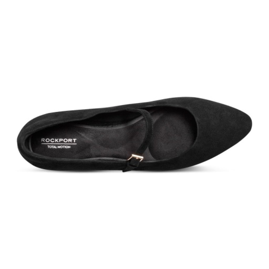 Rockport Taren Cushioned Arch-Support Pointy Toe Women's Mary Jane - Black - 6
