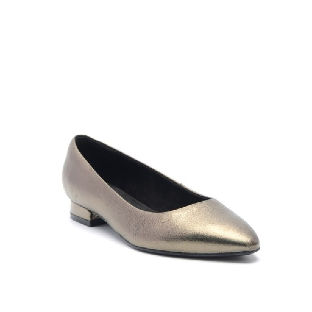 Rockport Tessa Total Motion Cushioned Pointy Women's Ballet Flat - Bronze - 8