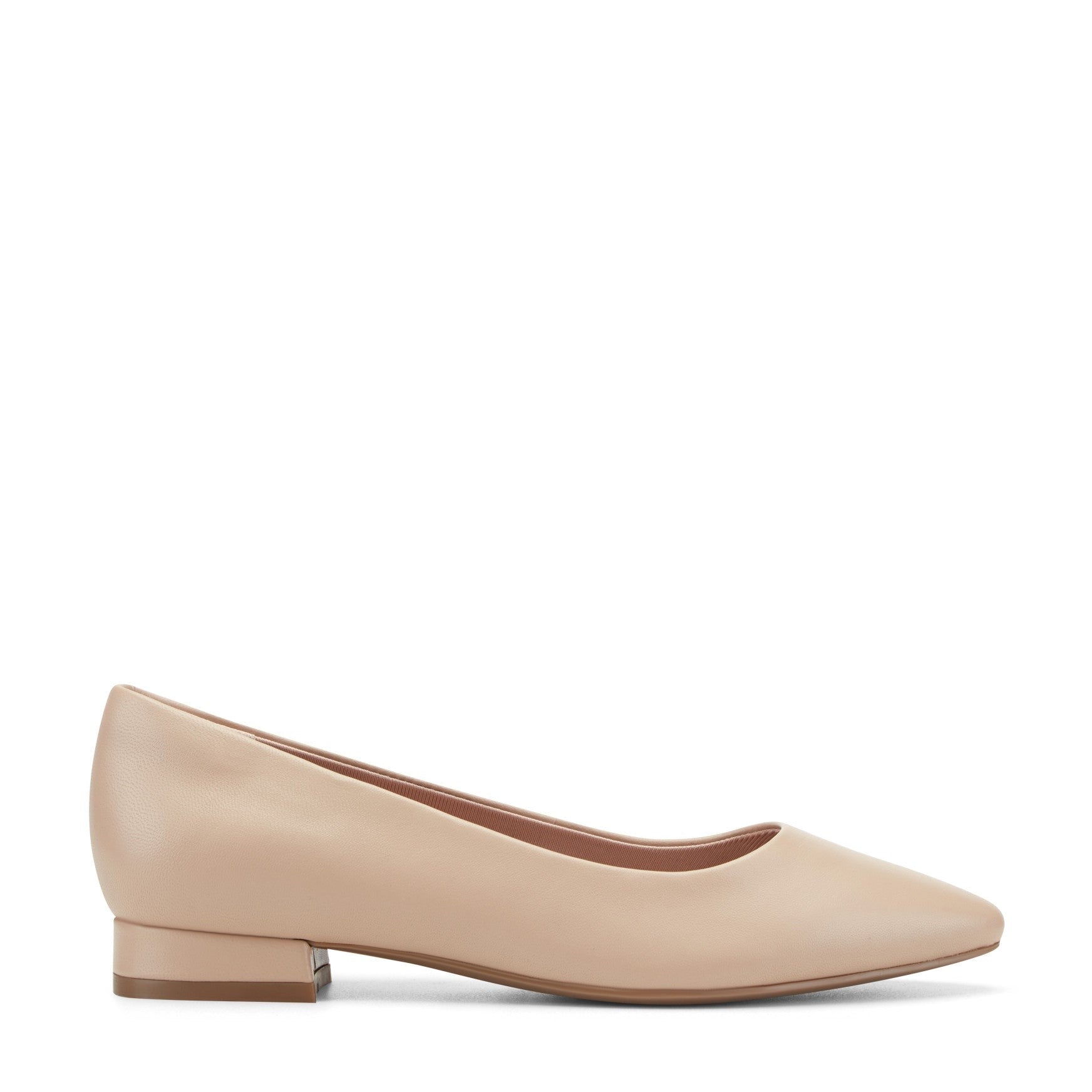 Rockport Tessa Total Motion Cushioned Pointy Women's Ballet Flat - Light Natural Leather - 1