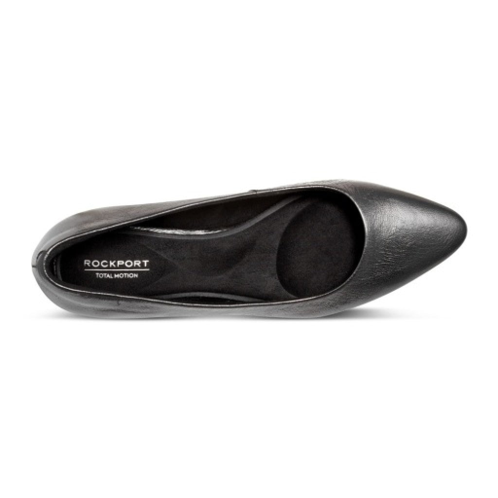 Rockport Tessa Total Motion Cushioned Pointy Women's Ballet Flat - Pewter - 6