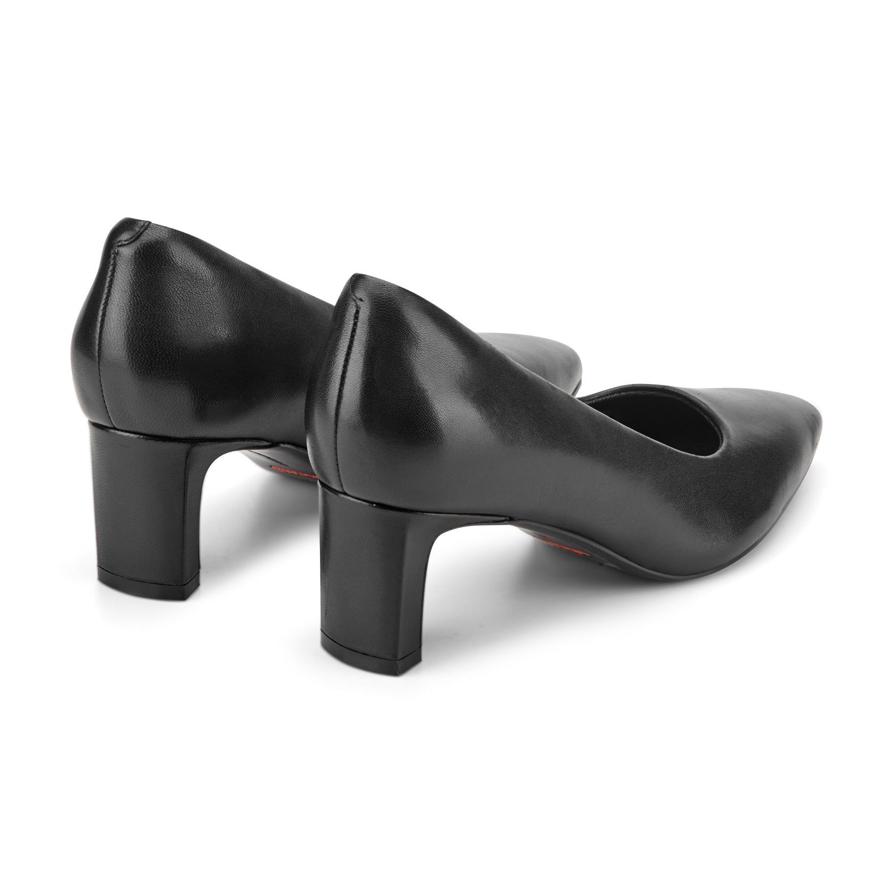Rockport Total Motion Merida Classic Cushioned Arch Support Women's Dress Pump - Black Leather - 3