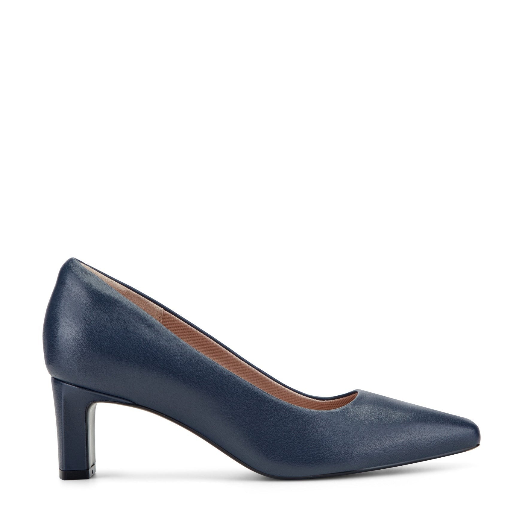 Rockport Total Motion Merida Classic Cushioned Arch Support Women's Dress Pump - Dark Blue Leather - 1