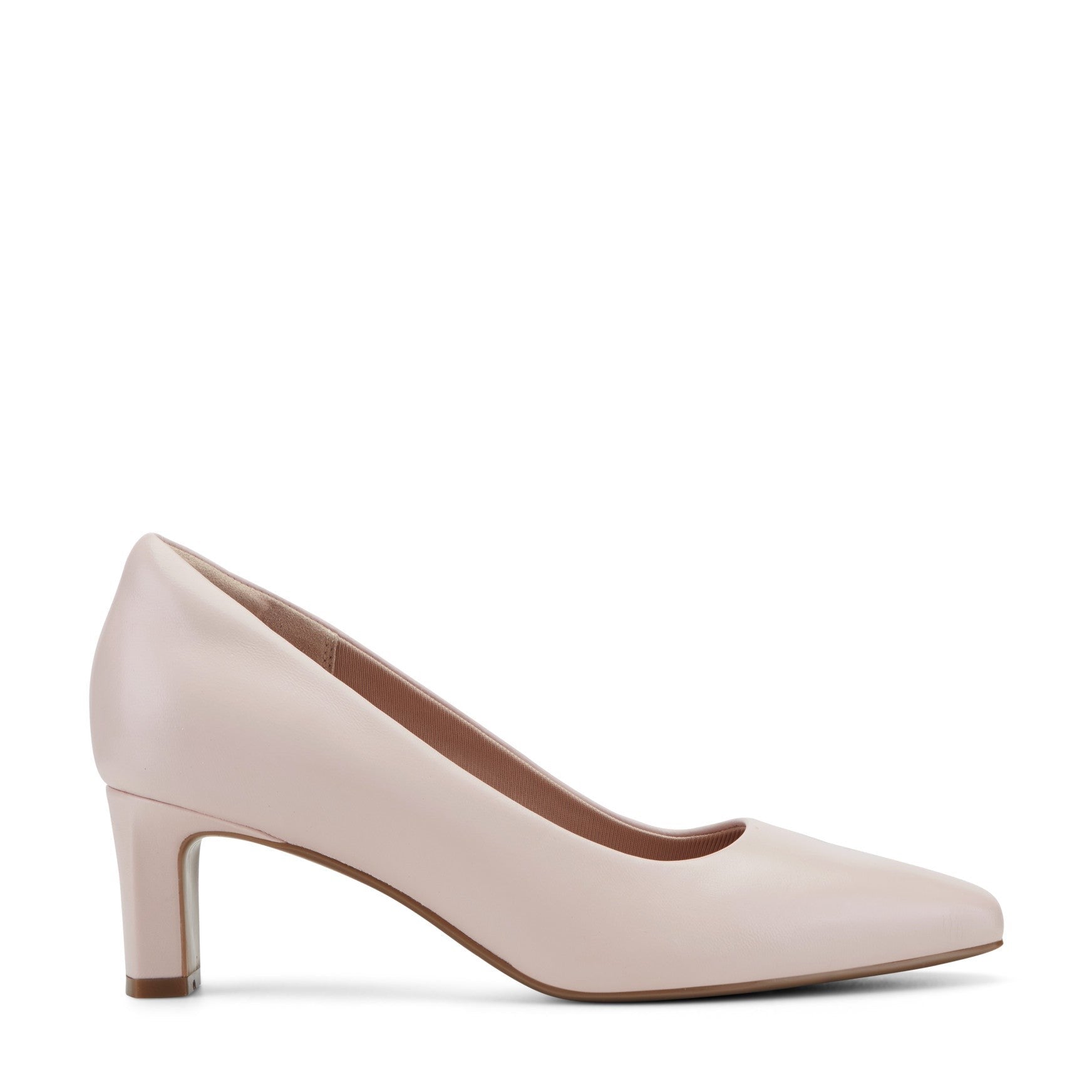 Rockport Total Motion Merida Classic Cushioned Arch Support Women's Dress Pump - Light Pink Leather - 1