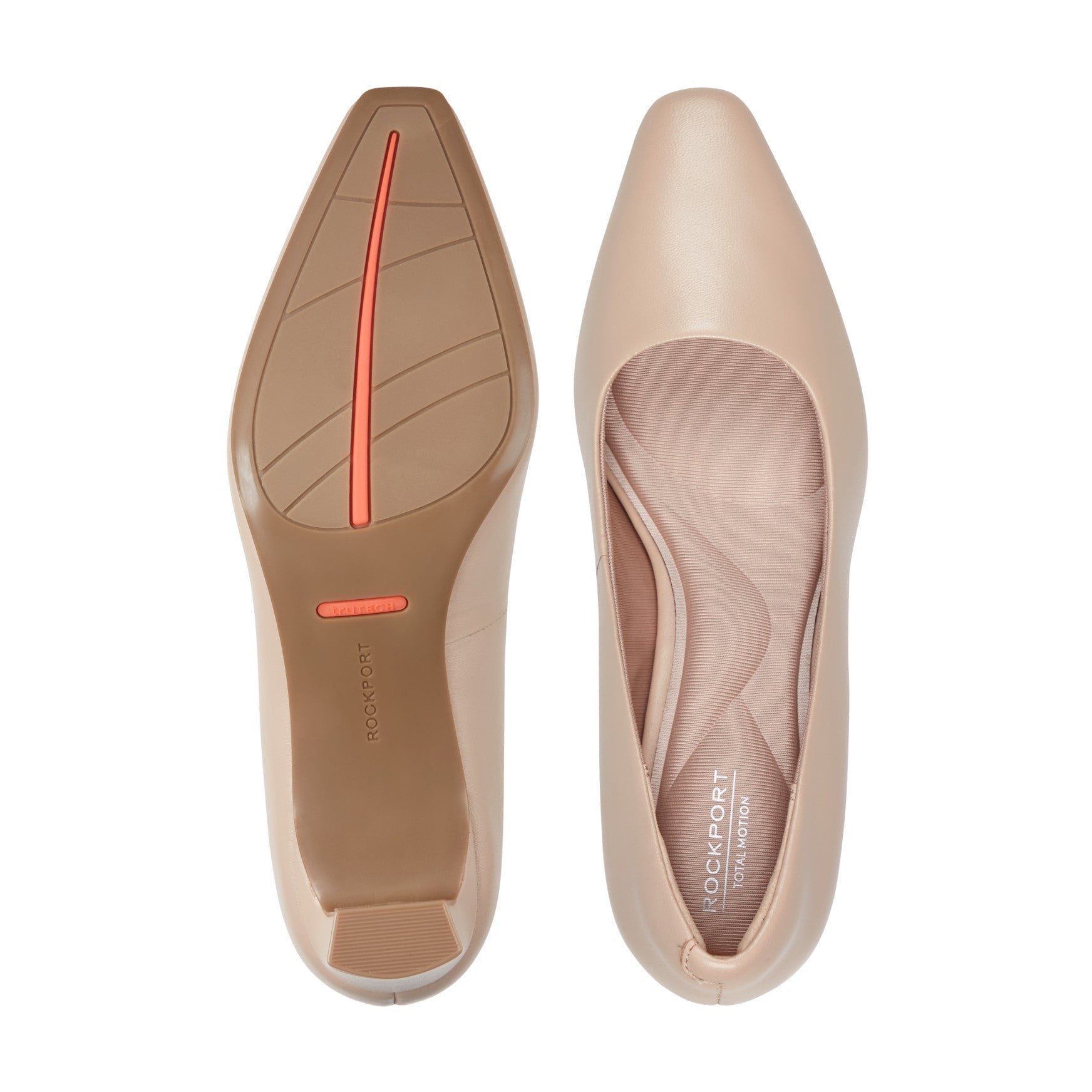 Rockport Total Motion Merida Classic Cushioned Arch Support Women's Dress Pump - Light Natural Leather - View 5