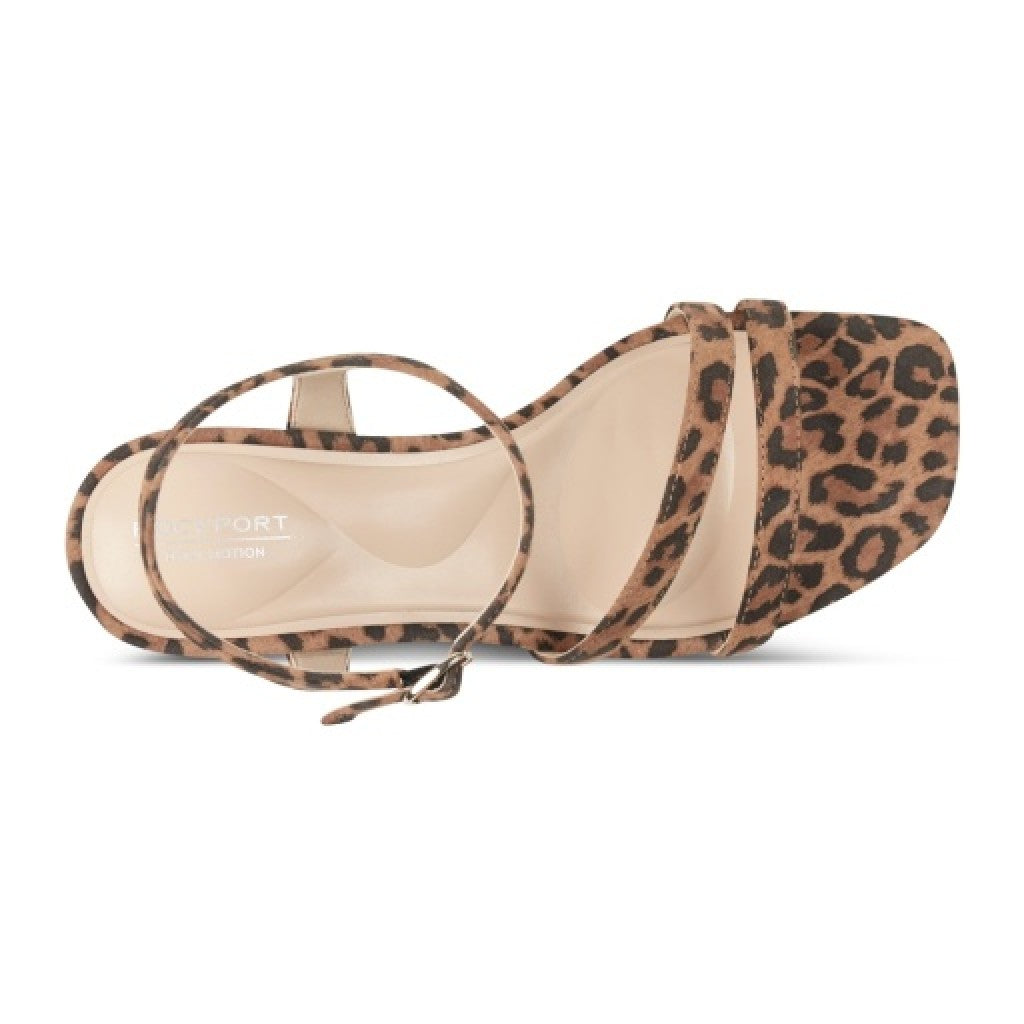 Rockport Total Motion Teddy Cushioned Arch-Support Women's Dress Sandal - Dark Natural - 6