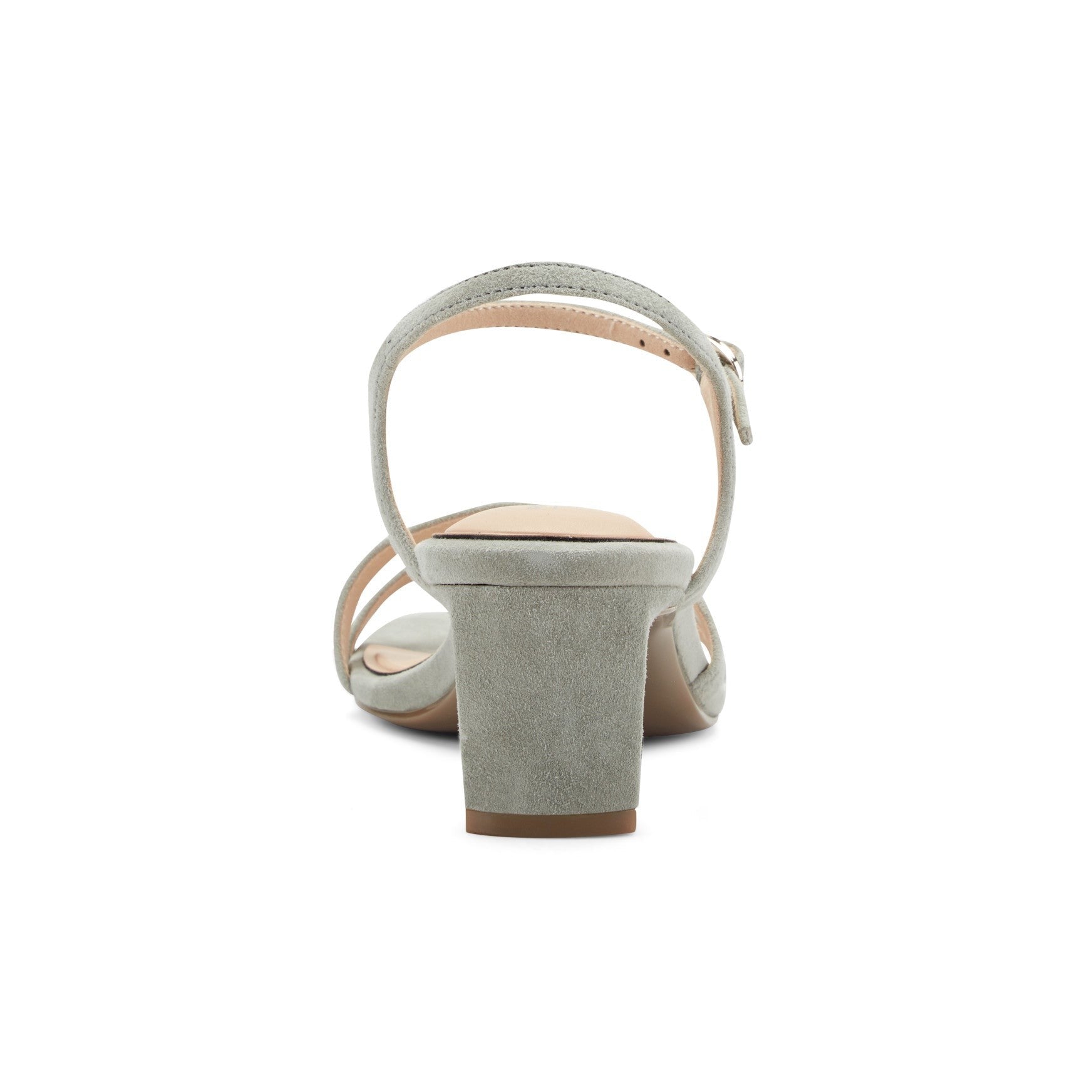 Rockport Total Motion Teddy Cushioned Arch-Support Women's Dress Sandal - Light Blue Sage Suede - 3