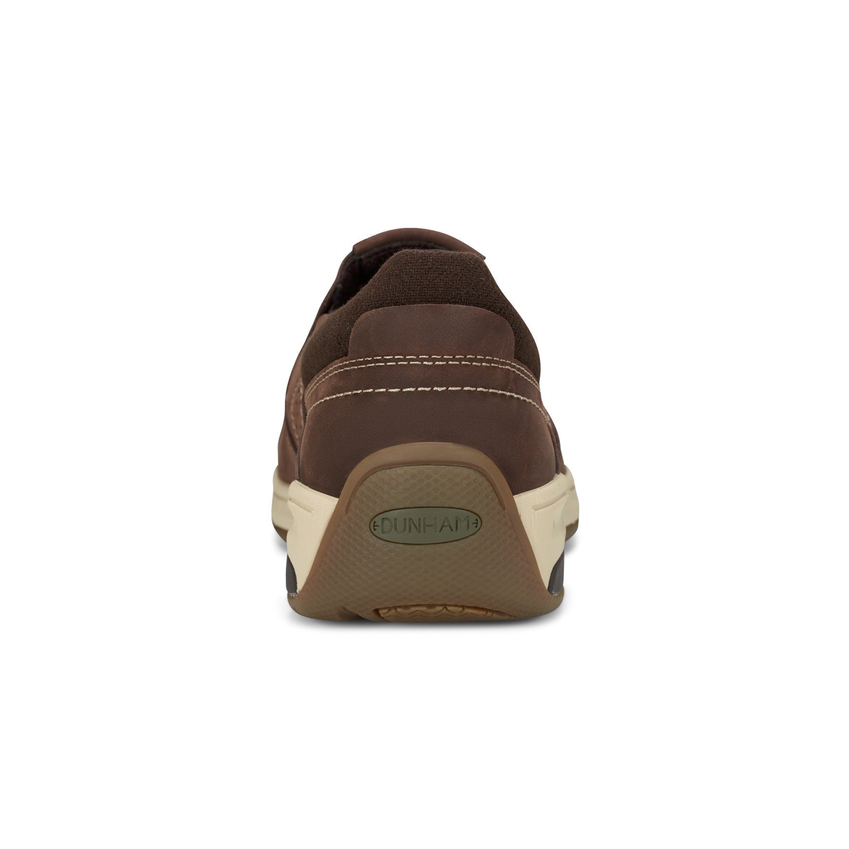 Rockport Waves Cushioned Orthotic-Friendly Men's Casual Slip-On Shoe - Dark Brown Leather - 3