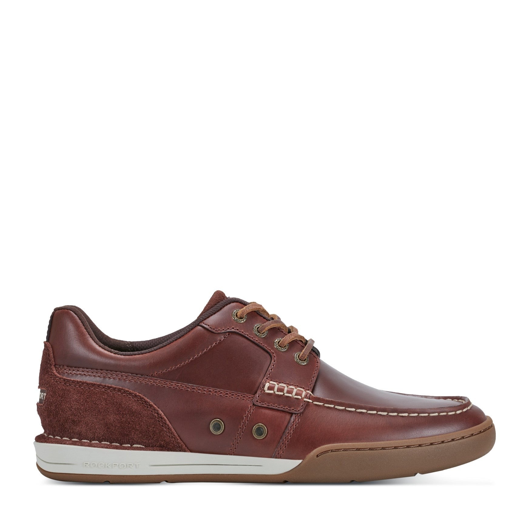 Rockport Wentworth Men's Cushioned Arch Support Casual Shoe - Dark Natural - 1