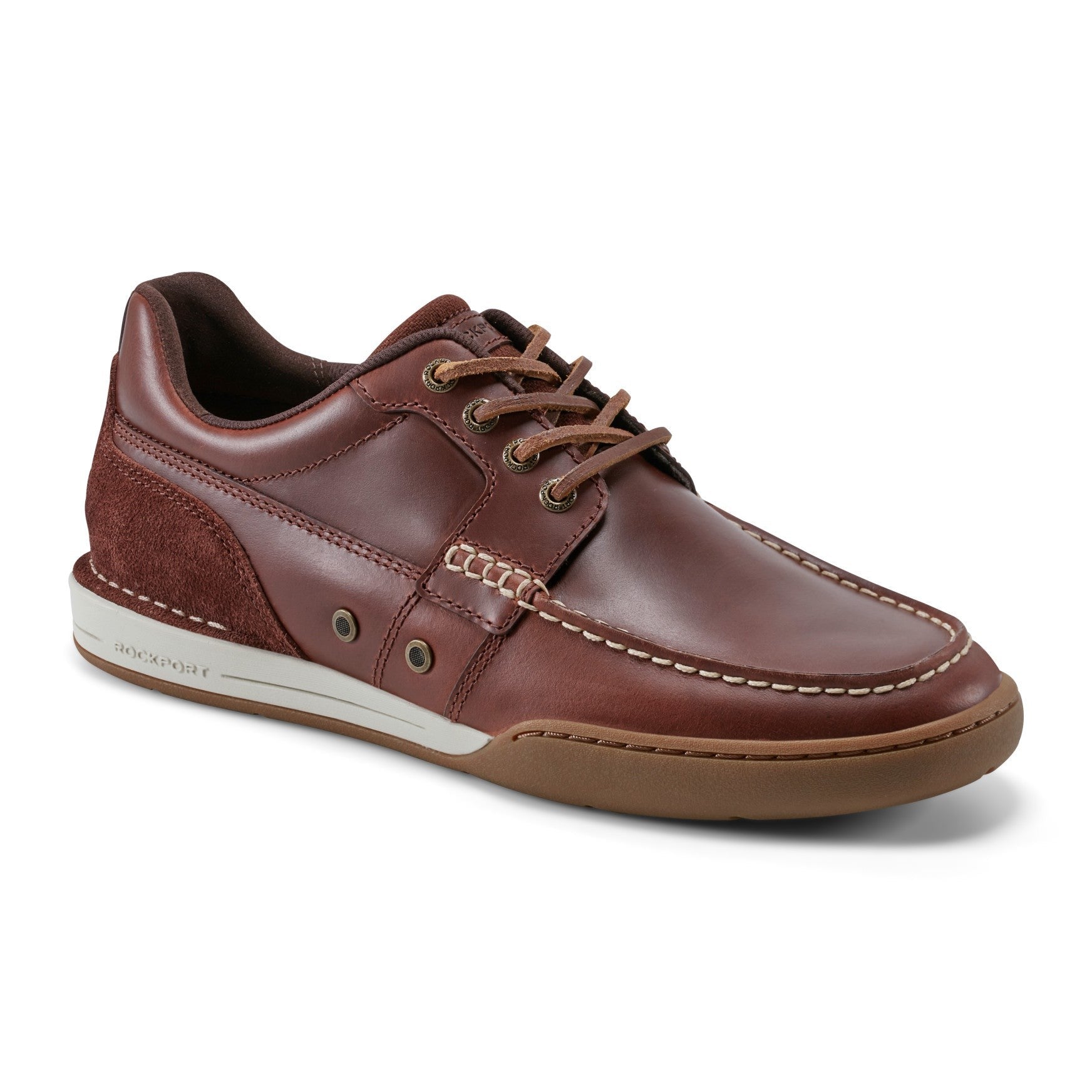 Rockport Wentworth Men's Cushioned Arch Support Casual Shoe - Dark Natural - 2