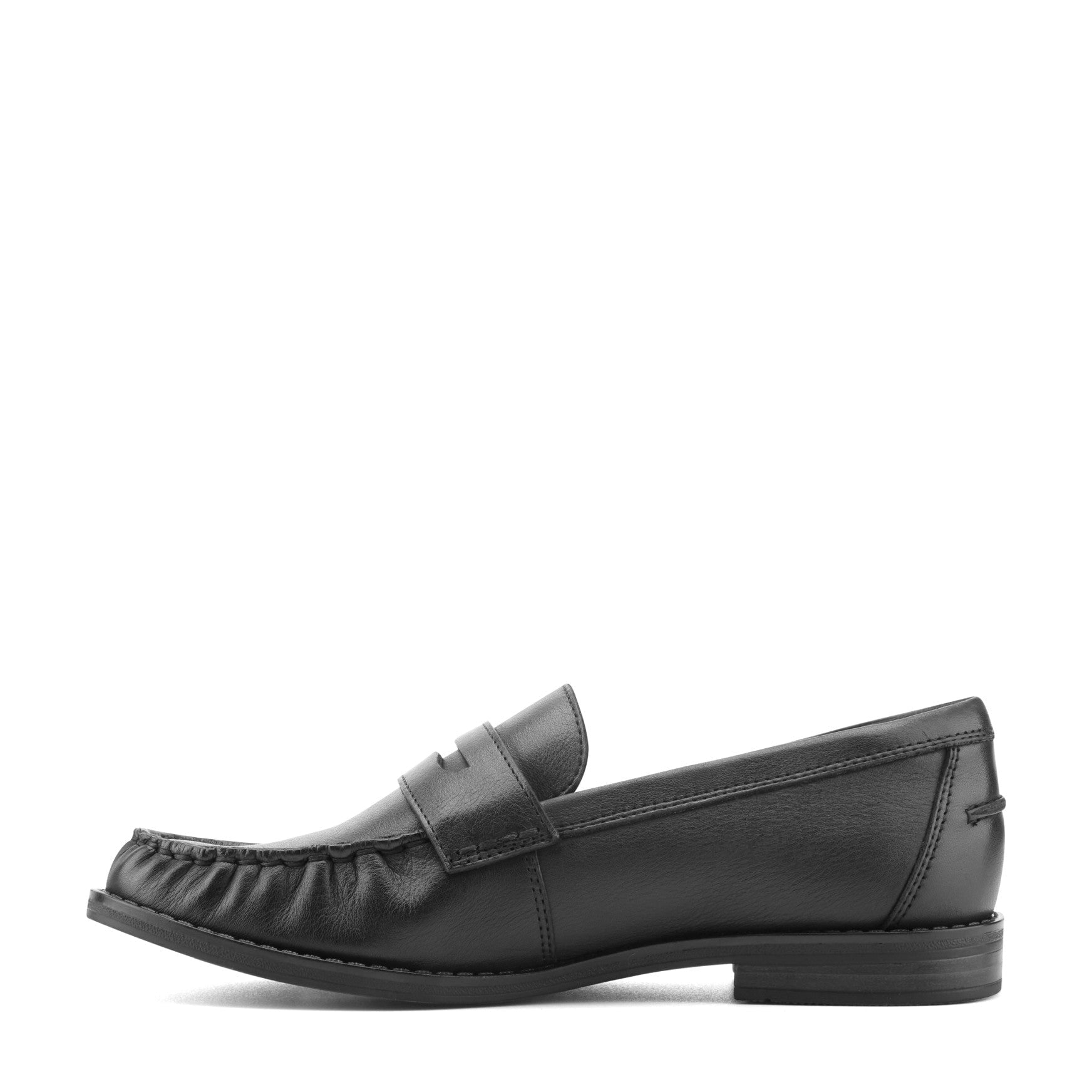 Rockport Weslin Women's Leather Penny Loafers - Black Leather - View 4