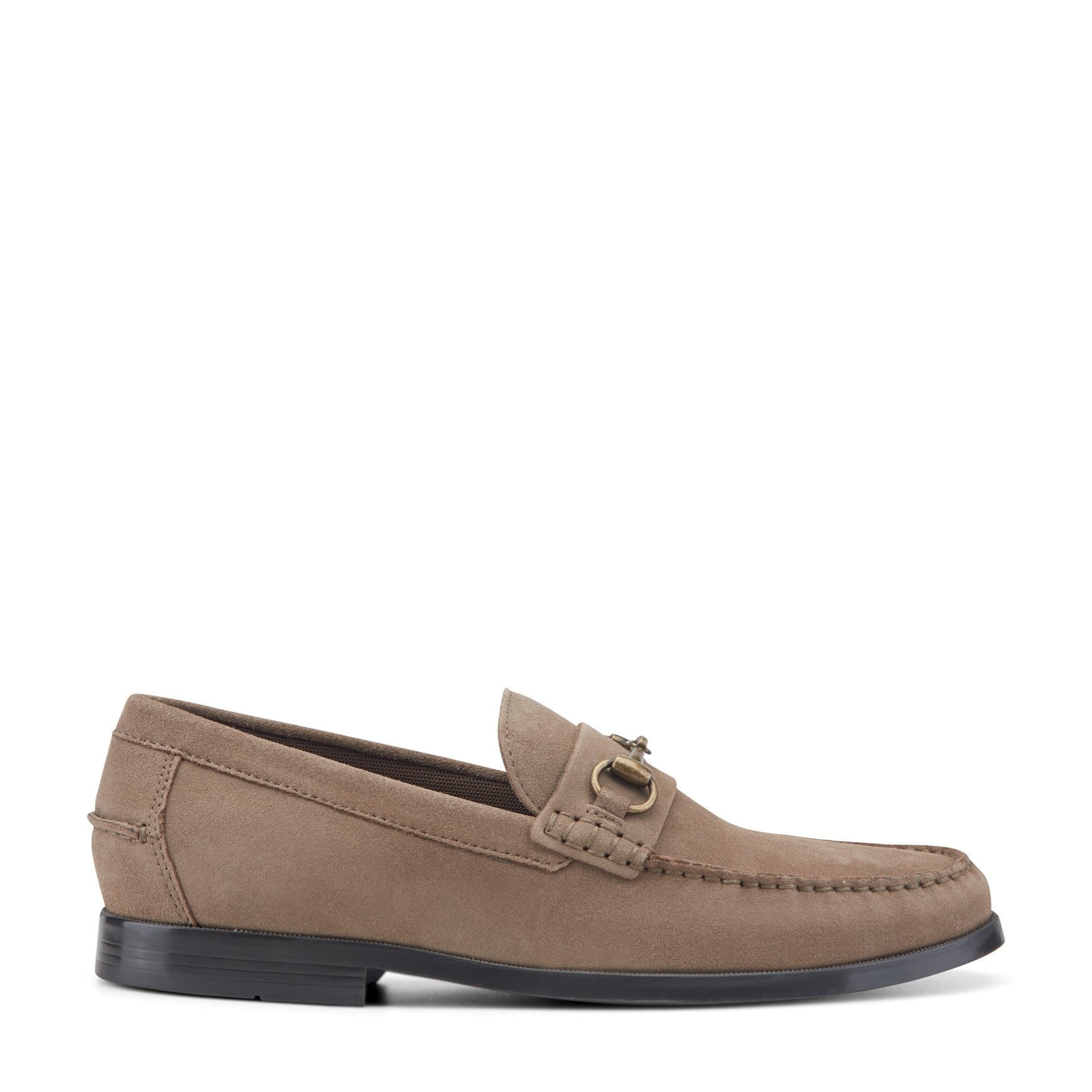 Rockport Whit Classic Bit Cushioned Men's Loafer - Taupe Suede - 1
