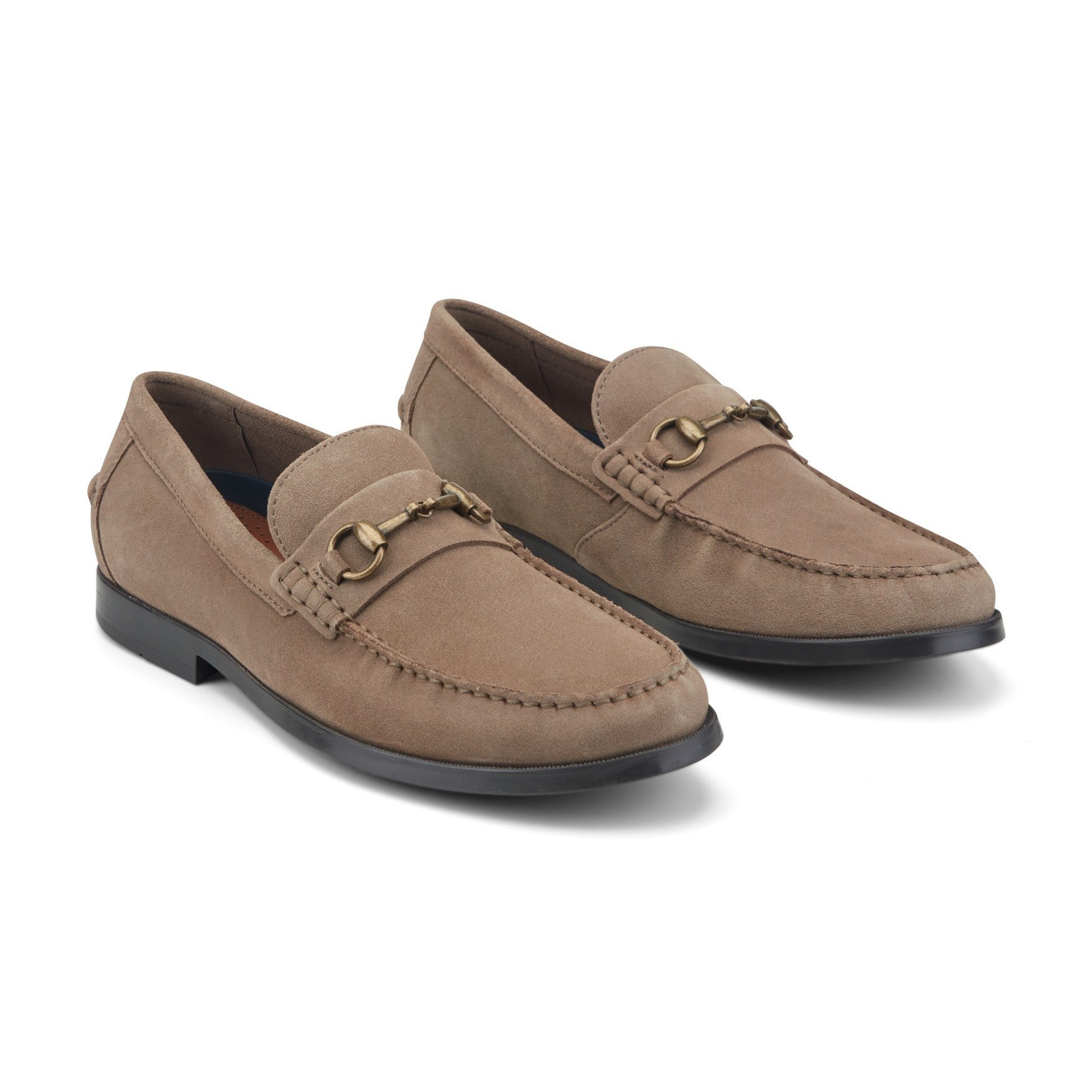 Rockport Whit Classic Bit Cushioned Men's Loafer - Taupe Suede - 2