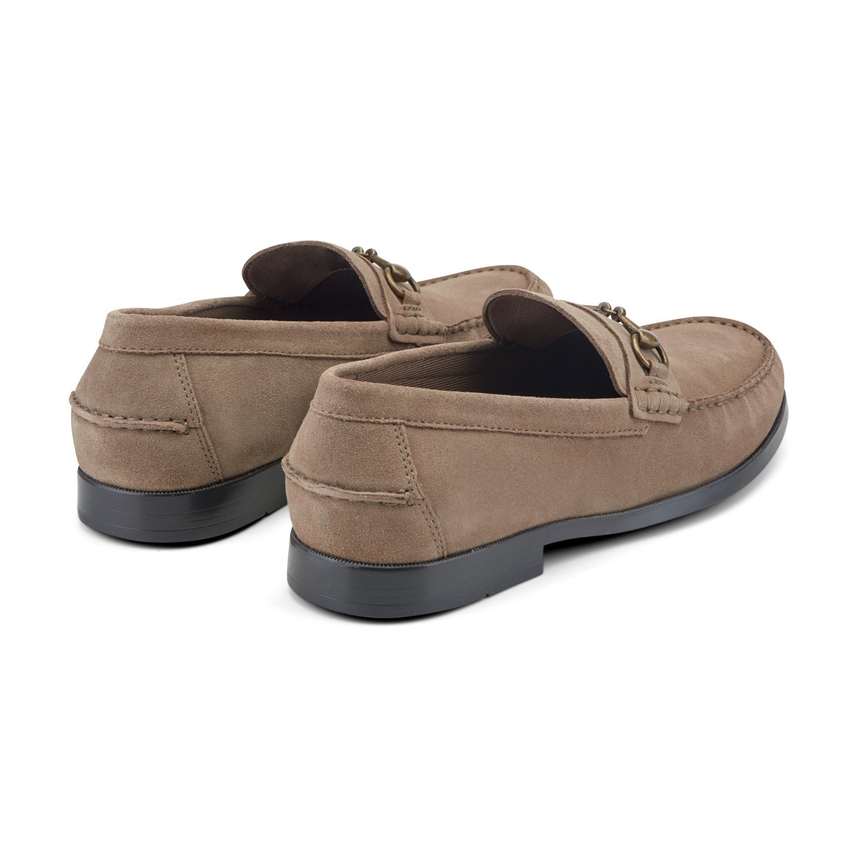 Rockport Whit Classic Bit Cushioned Men's Loafer - Taupe Suede - 3