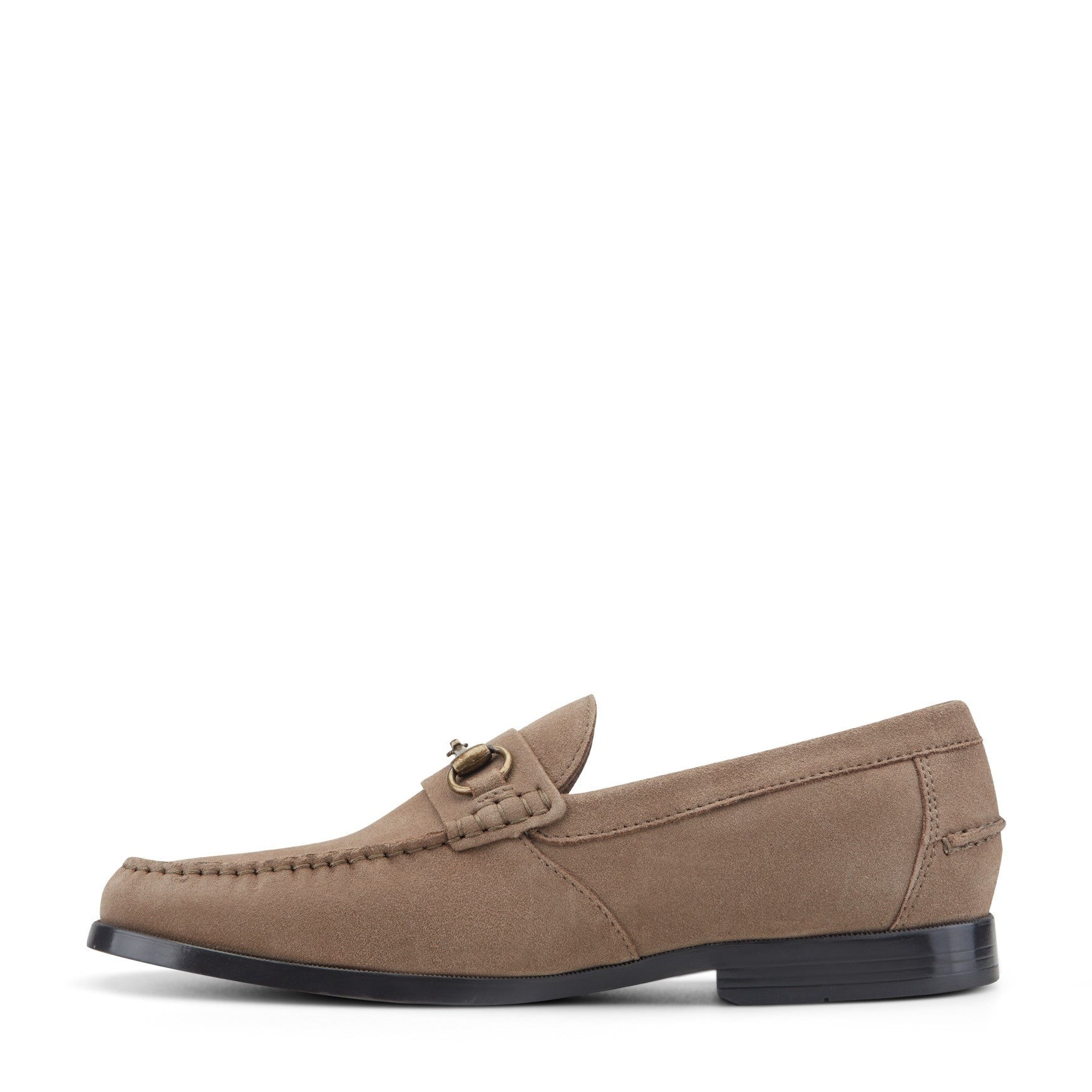 Rockport Whit Classic Bit Cushioned Men's Loafer - Taupe Suede - 4