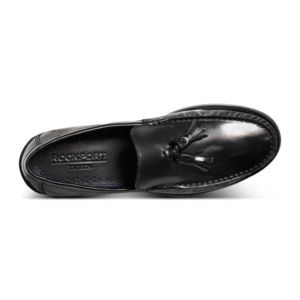 Rockport Whitlaw Tassel Cushioned Comfort Men's Loafer - Black - 5