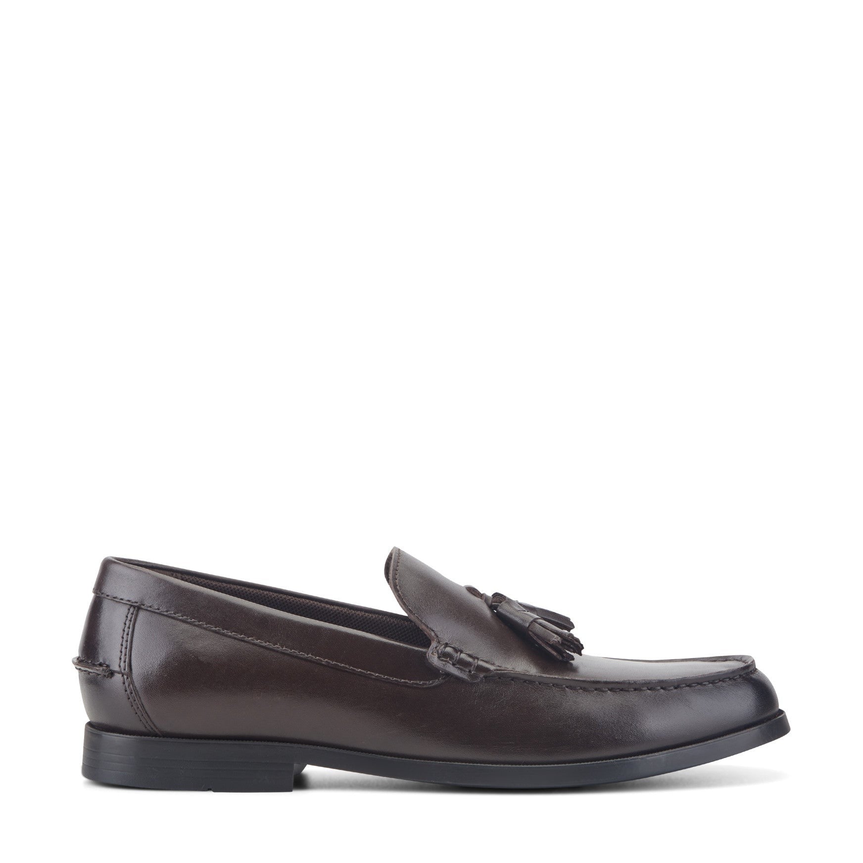Rockport Whitlaw Tassel Cushioned Comfort Men's Loafer - Dark Brown Leather - 1