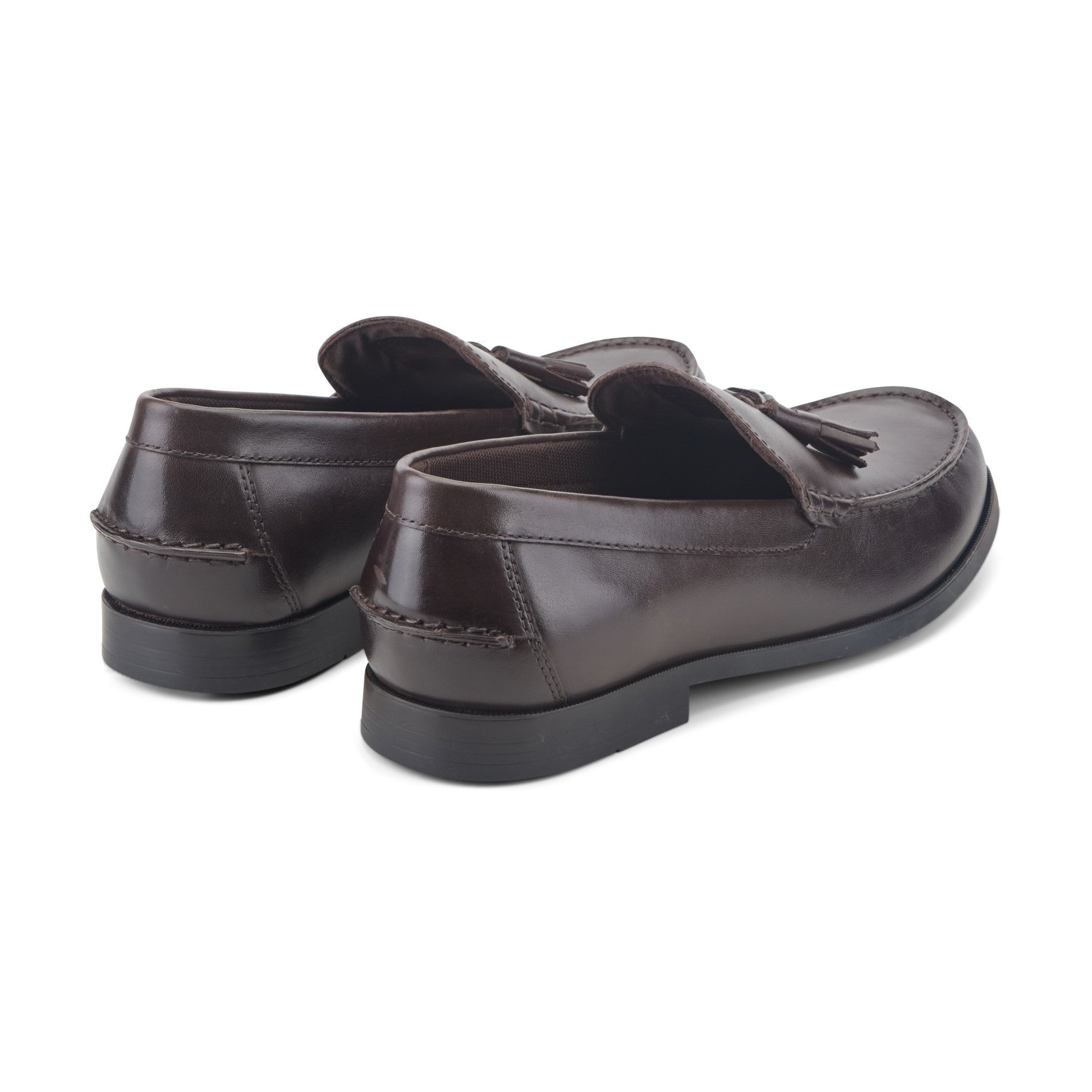 Rockport Whitlaw Tassel Cushioned Comfort Men's Loafer - Dark Brown Leather - 3