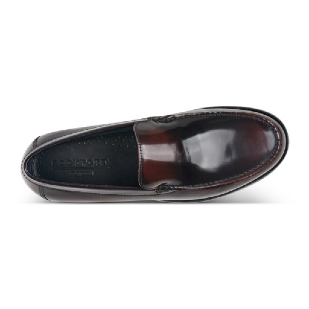 Rockport Whitley Cushioned Slip-On Men's Loafer - Dark Red - 6