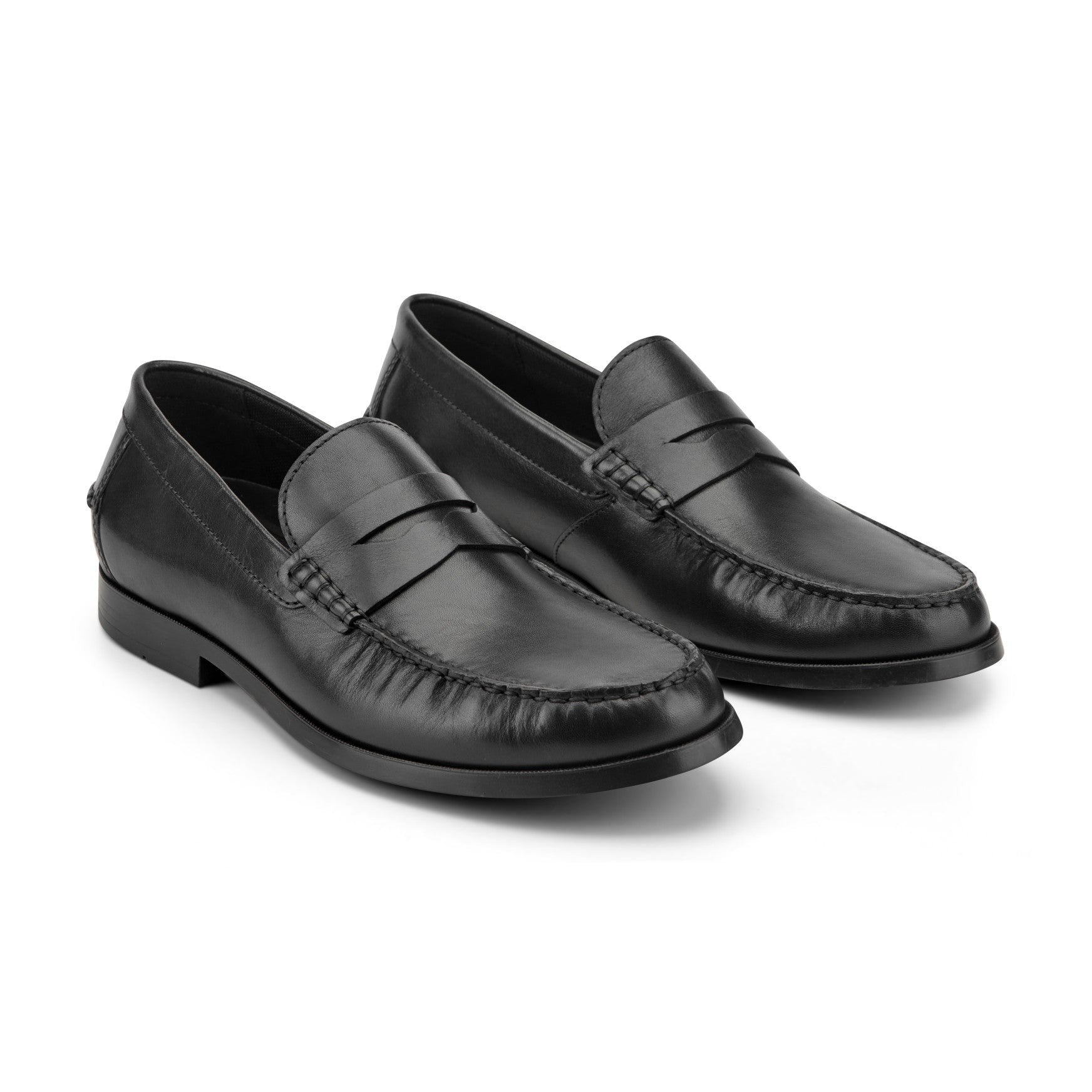 Rockport Willcox Classic Penny Men's Cushioned Loafer - Black Leather - 2