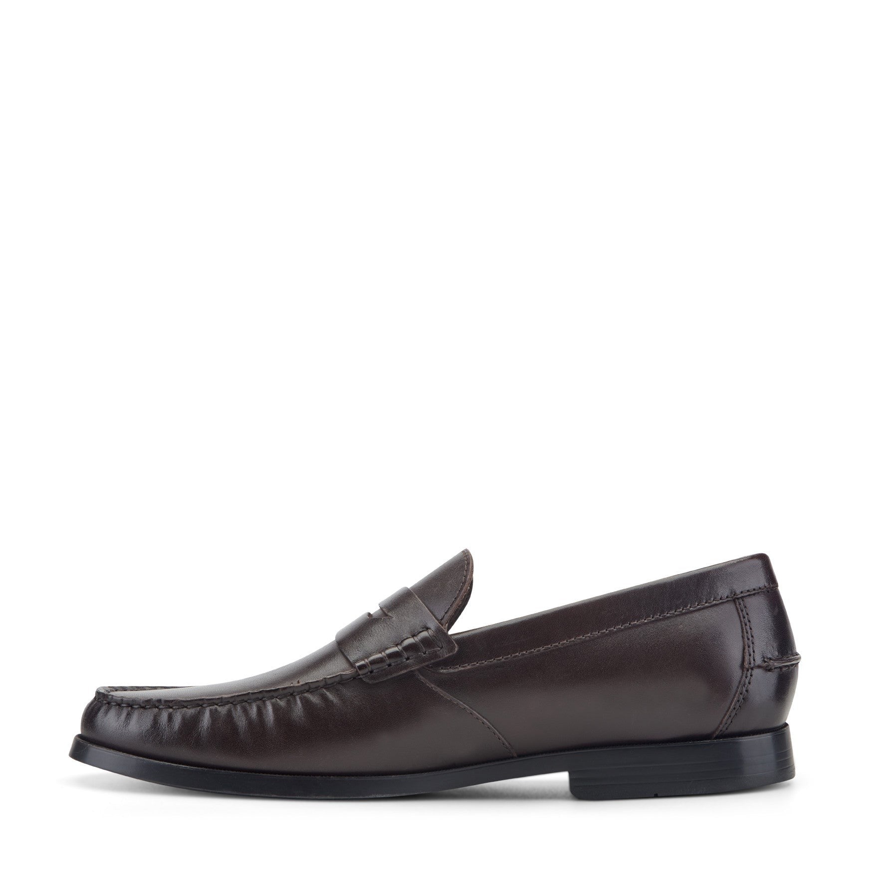 Rockport Willcox Classic Penny Men's Cushioned Loafer - Dark Brown Leather - 4