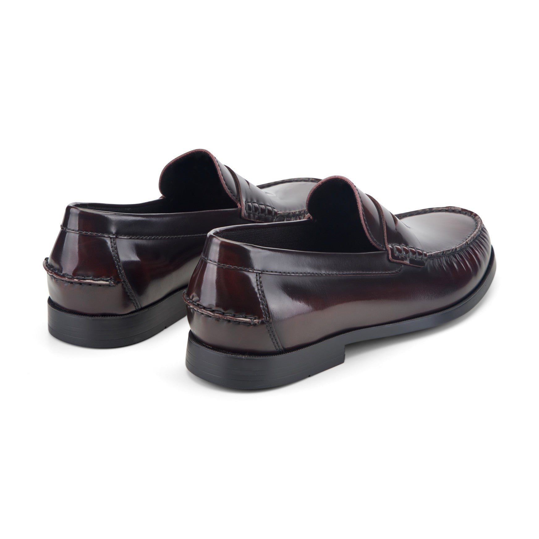 Rockport Willcox Classic Penny Men's Cushioned Loafer - Dark Burgundy Leather - 3