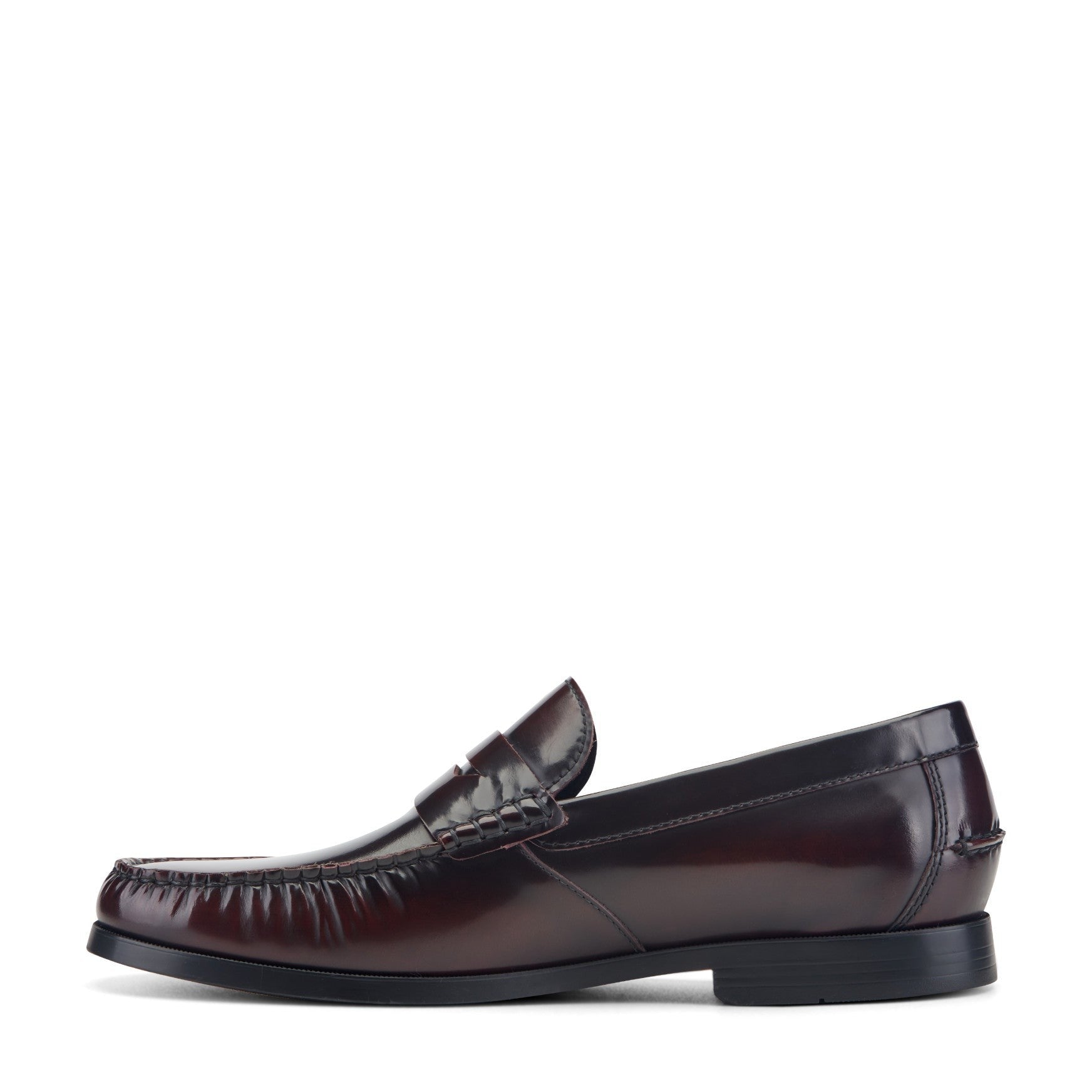 Rockport Willcox Classic Penny Men's Cushioned Loafer - Dark Burgundy Leather - 4