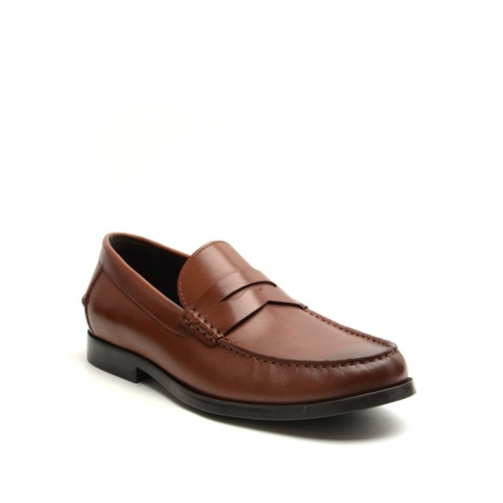 Rockport Willcox Classic Penny Men's Cushioned Loafer - Dark Natural - 8