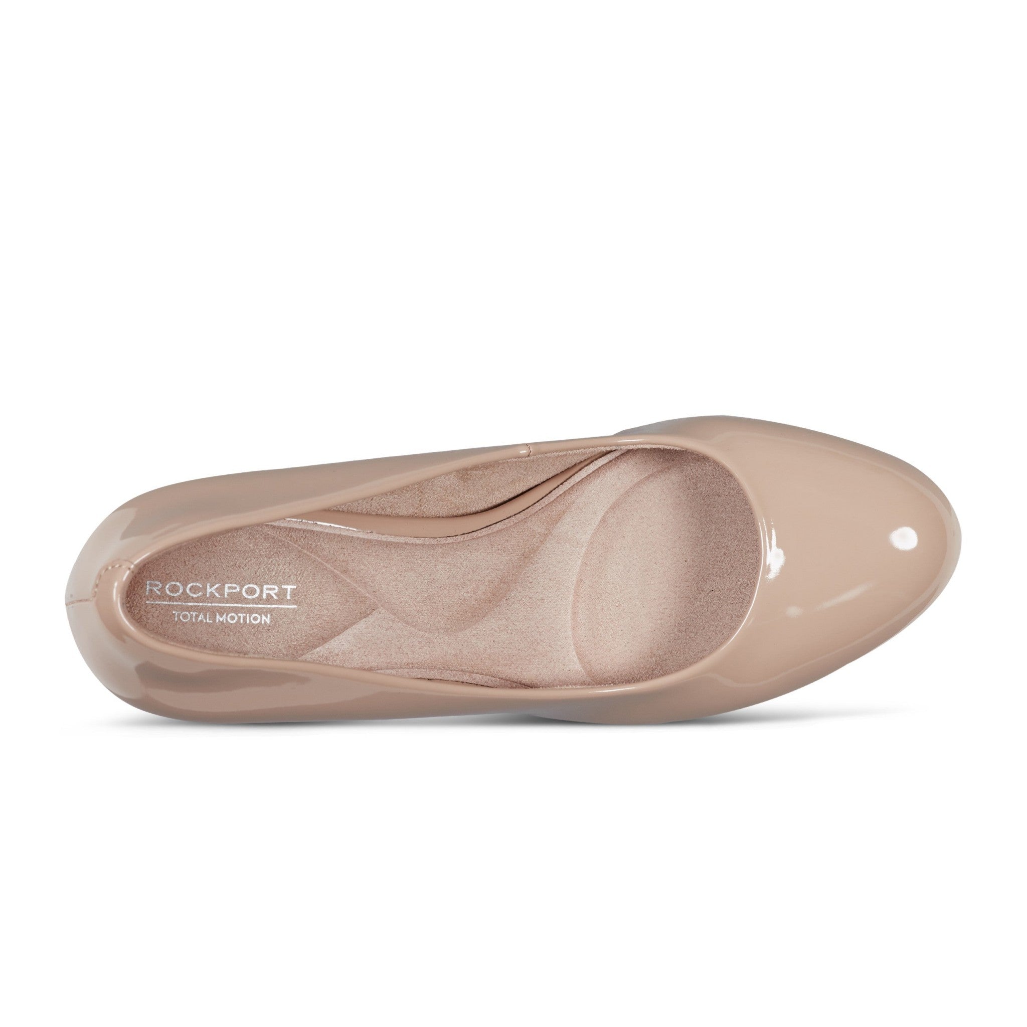 Rockport Women's Carmen Total Motion Platform Pumps - Light Natural Patent - 4
