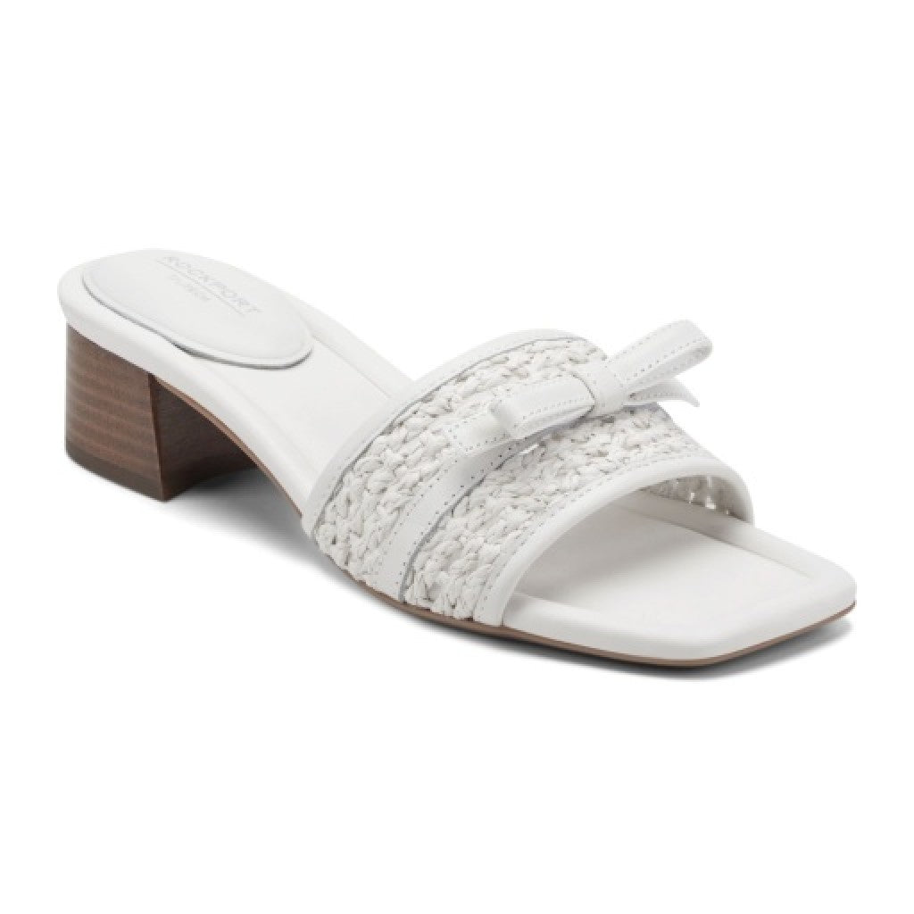 Rockport Women's Clarice Slip-On Sandals - White - 1