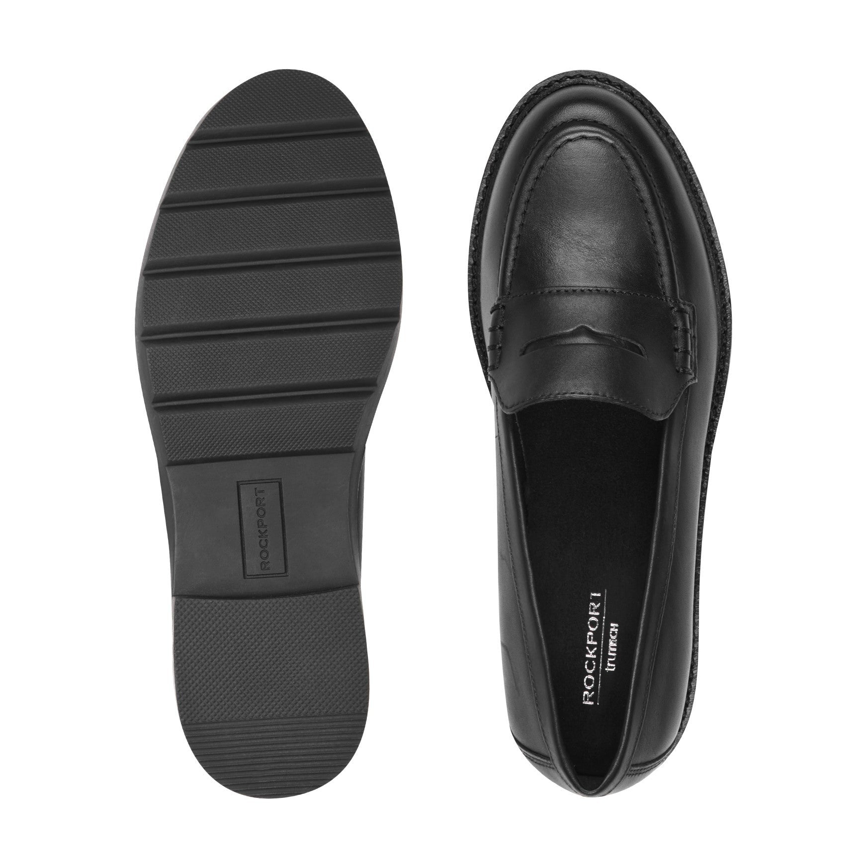 Rockport Women's Kacey Penny Loafer - Black - 5