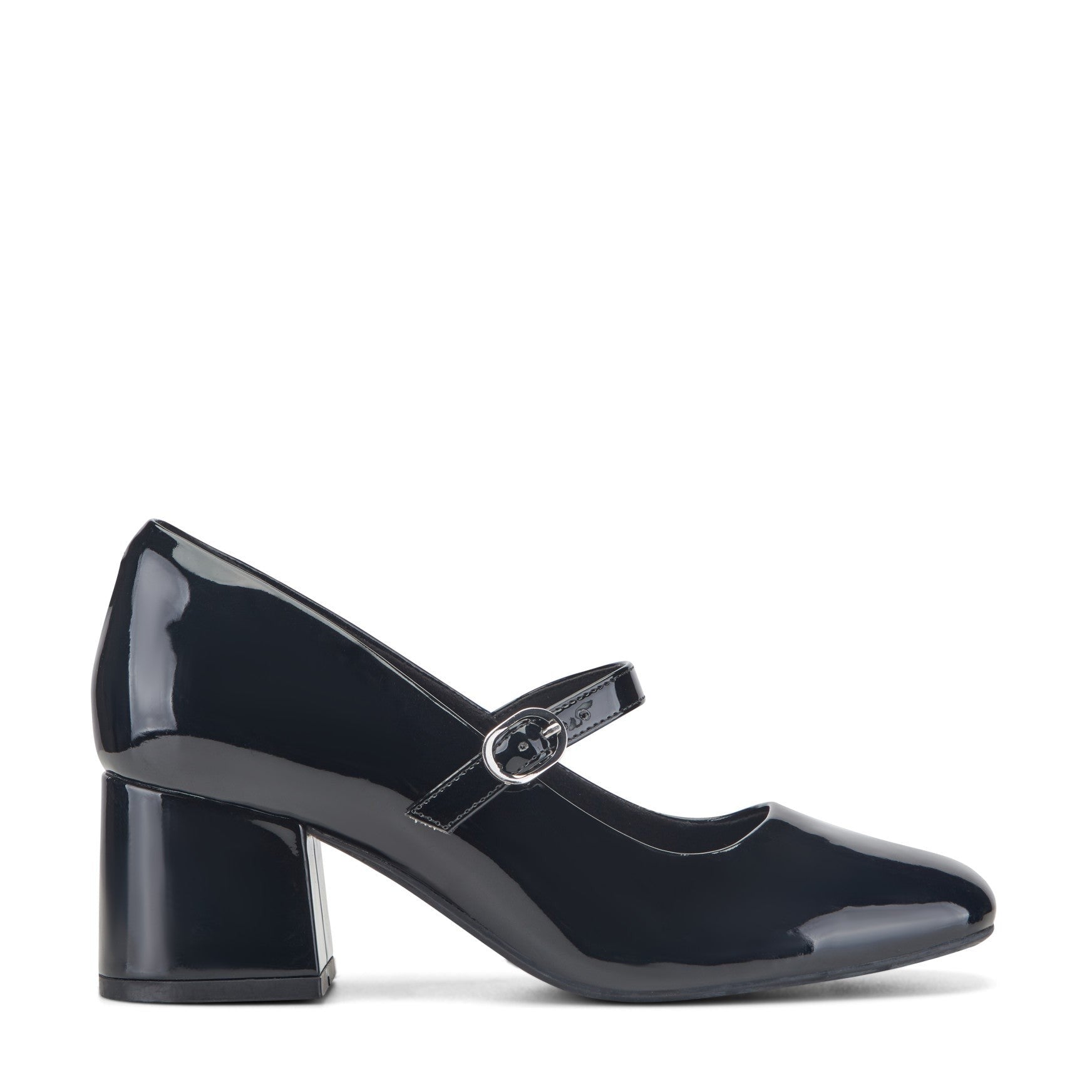 Rockport Xena Cushioned Block Heel with Arch Support Women's Pump - Black - 1