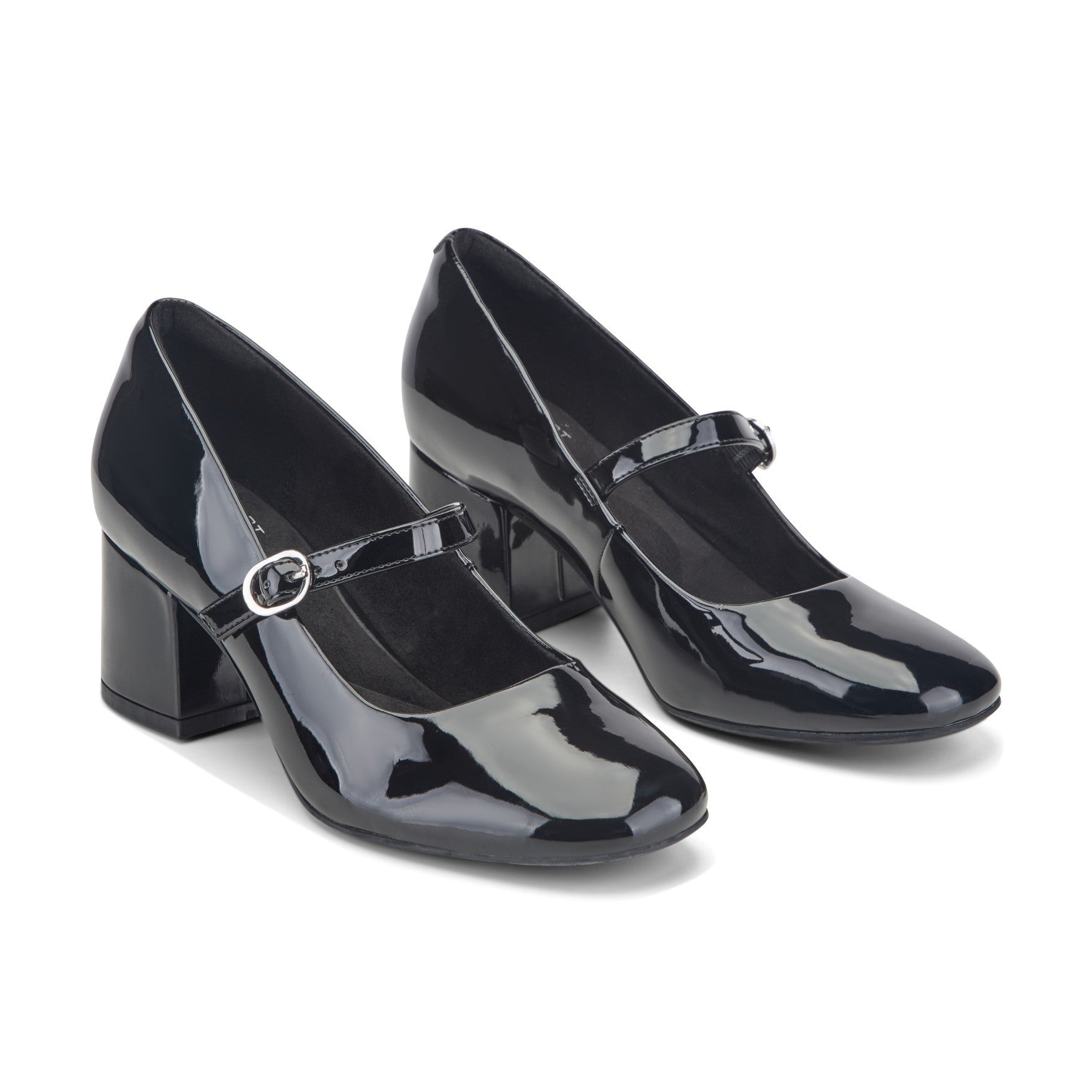 Rockport Xena Cushioned Block Heel with Arch Support Women's Pump - Black - 2