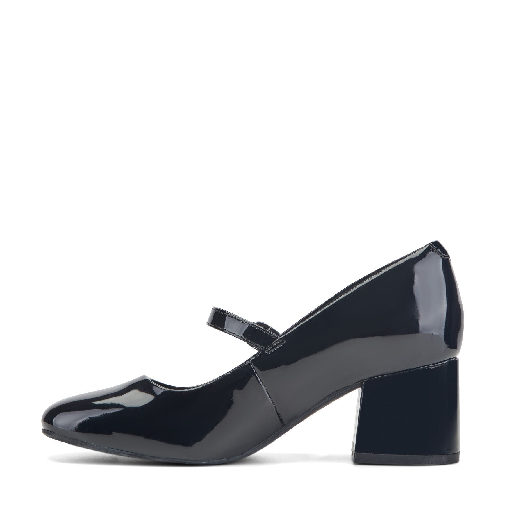 Rockport Xena Cushioned Block Heel with Arch Support Women's Pump - Black - 4