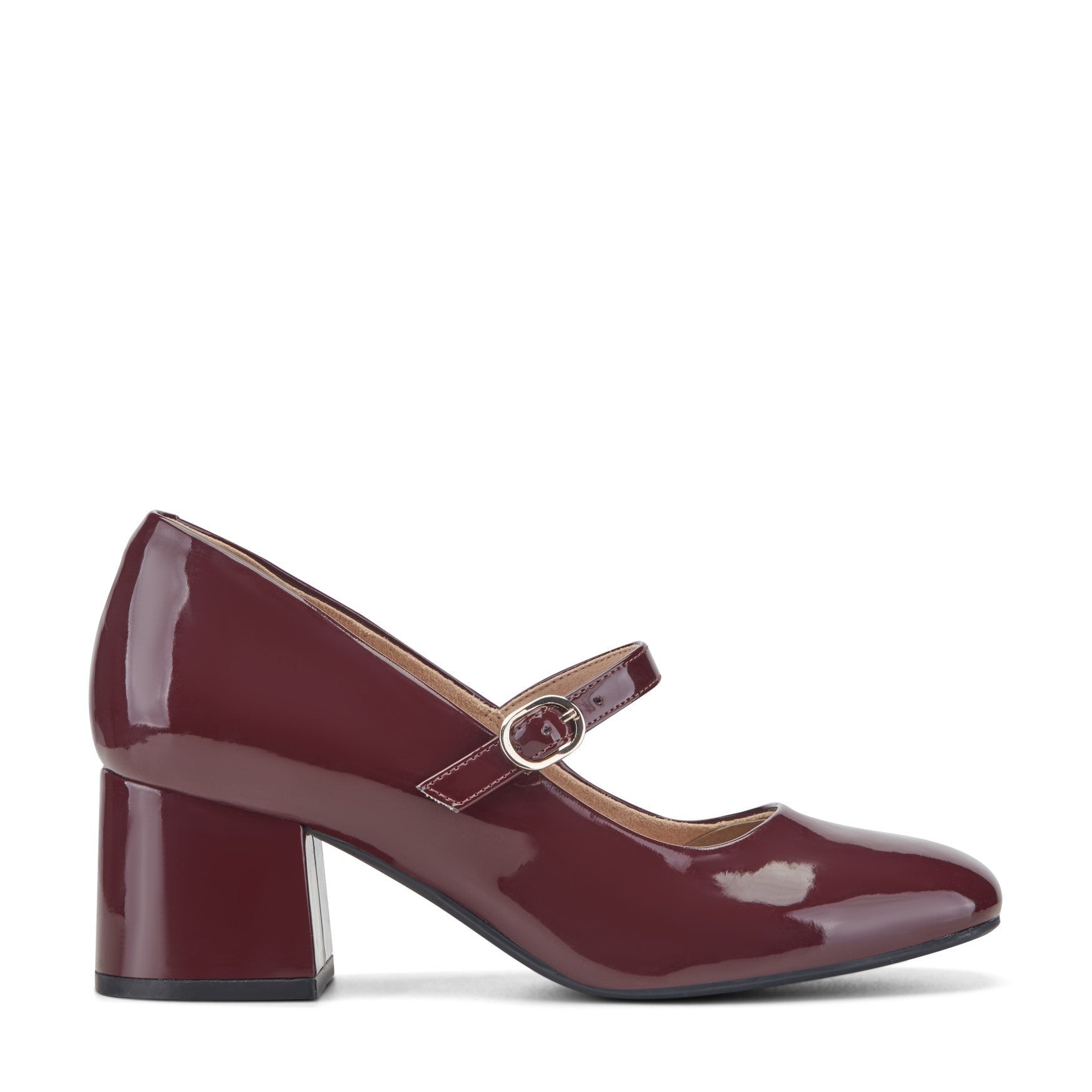 Rockport Xena Cushioned Block Heel with Arch Support Women's Pump - Dark Red - 1