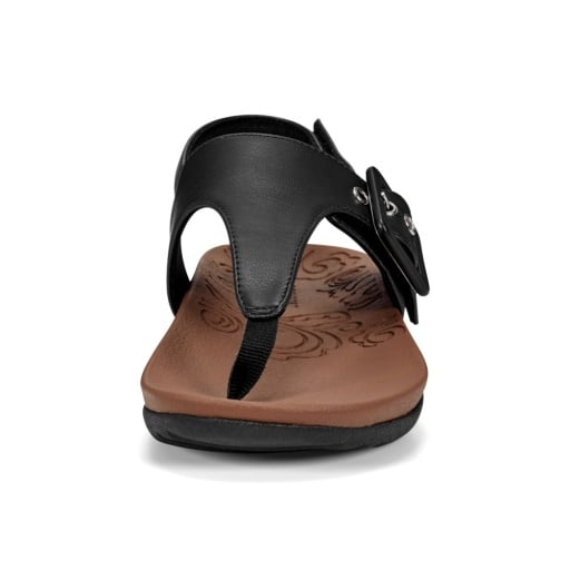 Rockport Women's Rora Backstrap Thong Sandal - BLK01 - View 3