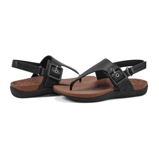 Rockport Women's Rora Backstrap Thong Sandal - BLK01 - View 4