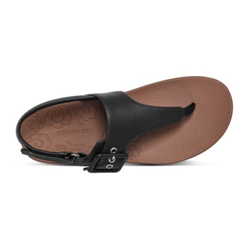 Rockport Women's Rora Backstrap Thong Sandal - BLK01 - View 7
