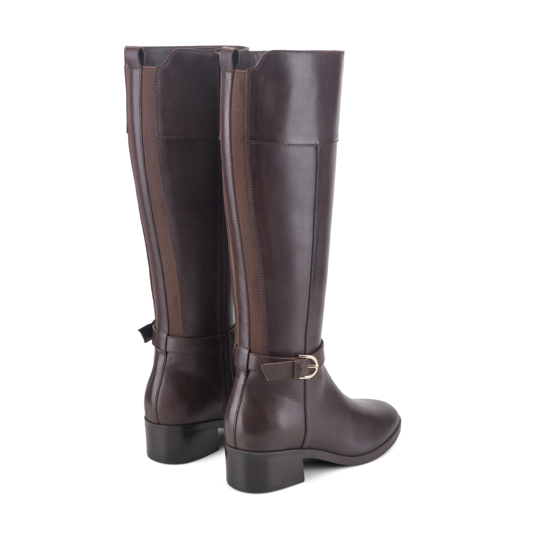 Rockport Tabbyy Women's Leather Riding Boots - Dark Brown Leather - View 3