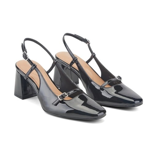 Rockport Total Motion Darby Women's Slingback Pumps - Black - View 2