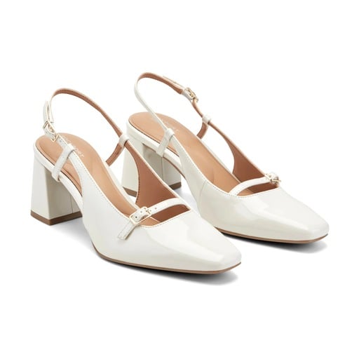 Rockport Total Motion Darby Women's Slingback Pumps - Light Natural - View 2