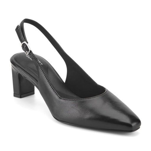 Rockport Total Motion Mayla Women's Slingback Pumps - Black Leather - View 1