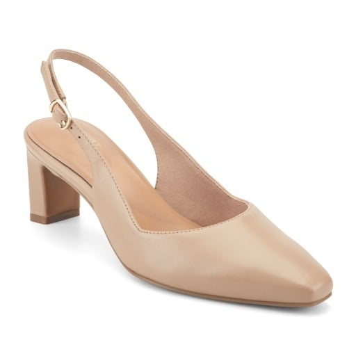 Rockport Total Motion Mayla Women's Slingback Pumps - Light Natural Leather - View 1