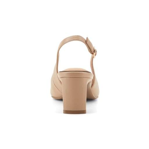 Rockport Total Motion Mayla Women's Slingback Pumps - Light Natural Leather - View 3