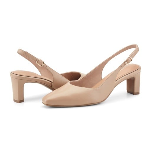 Rockport Total Motion Mayla Women's Slingback Pumps - Light Natural Leather - View 6