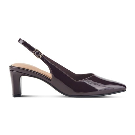 Rockport Total Motion Mayla Women's Slingback Pumps - Dark Red Patent - View 2